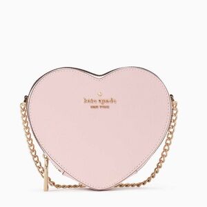 Kate spade Pink Love Shack Mini Heart Crossbody Purse NWT